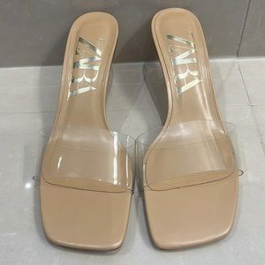 Zara Kitten Heel Slides